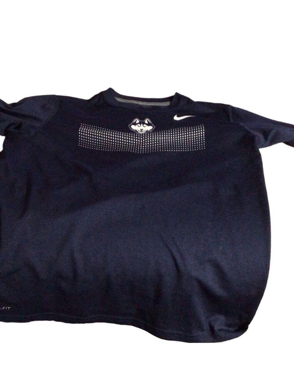 Nike UConn Huskies Navy Blue Apparel Boys XL